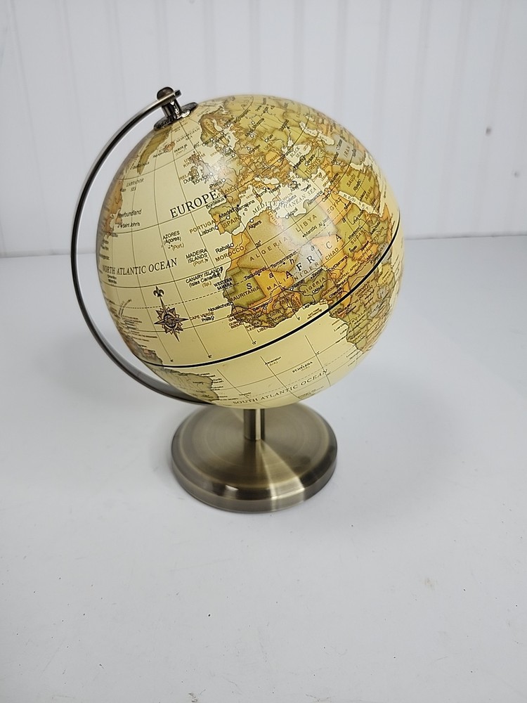 Table Top World Globe  Decorative Desk Decor Tabletop Display