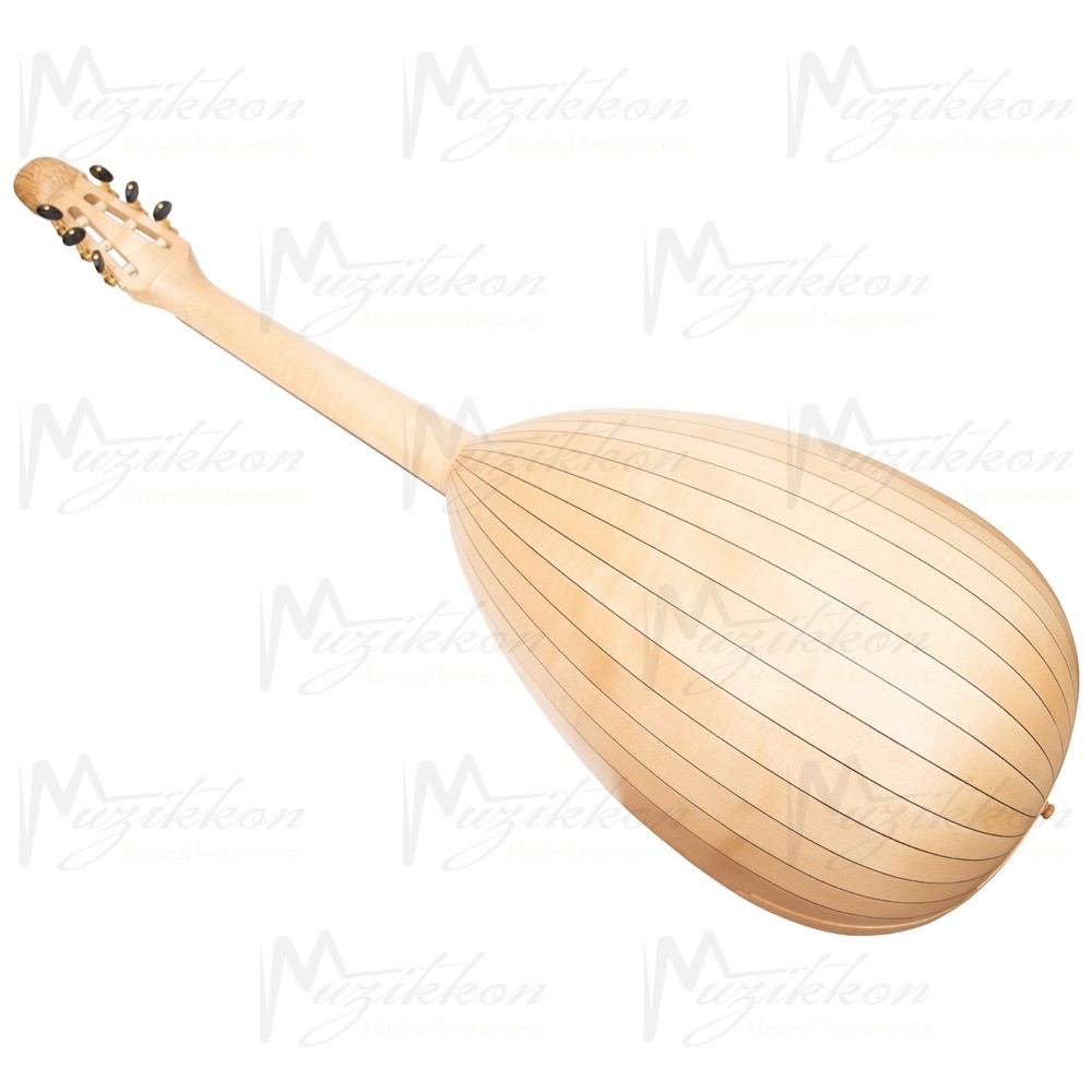 MUZIKKON LUTE GUITAR, 6 STRING MAPLE