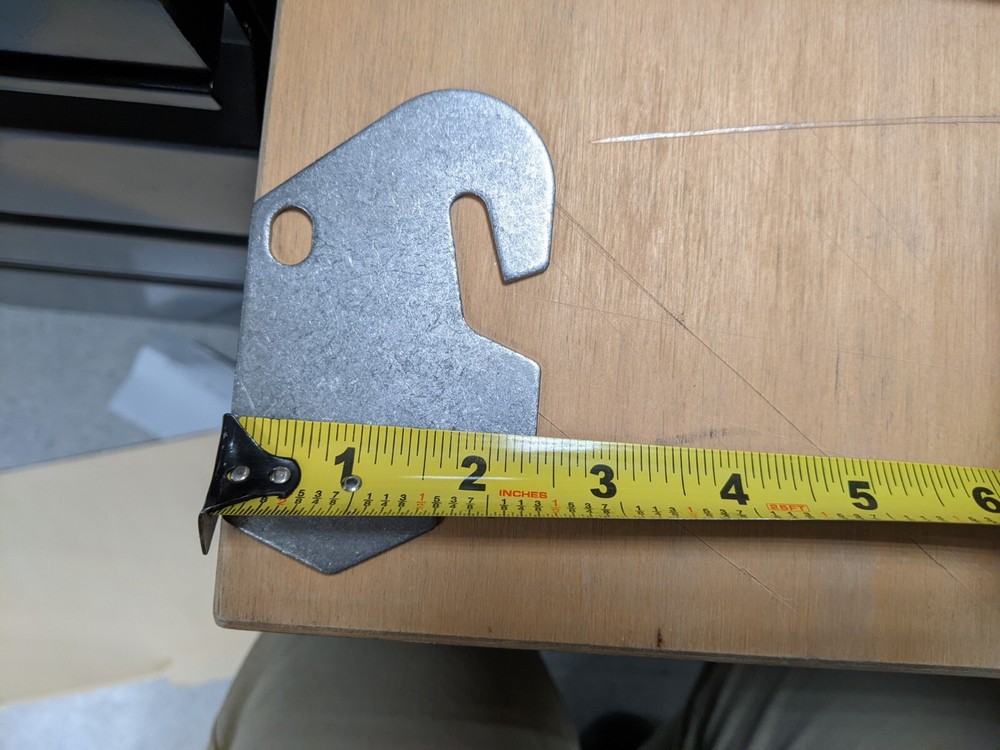 "Draw-Tite" Bed Rail Hooks bed side end connection connecting hardware plate