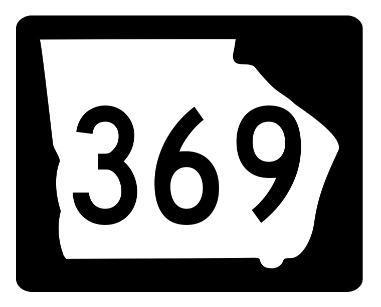 Georgia State Route 369 Sticker Decal