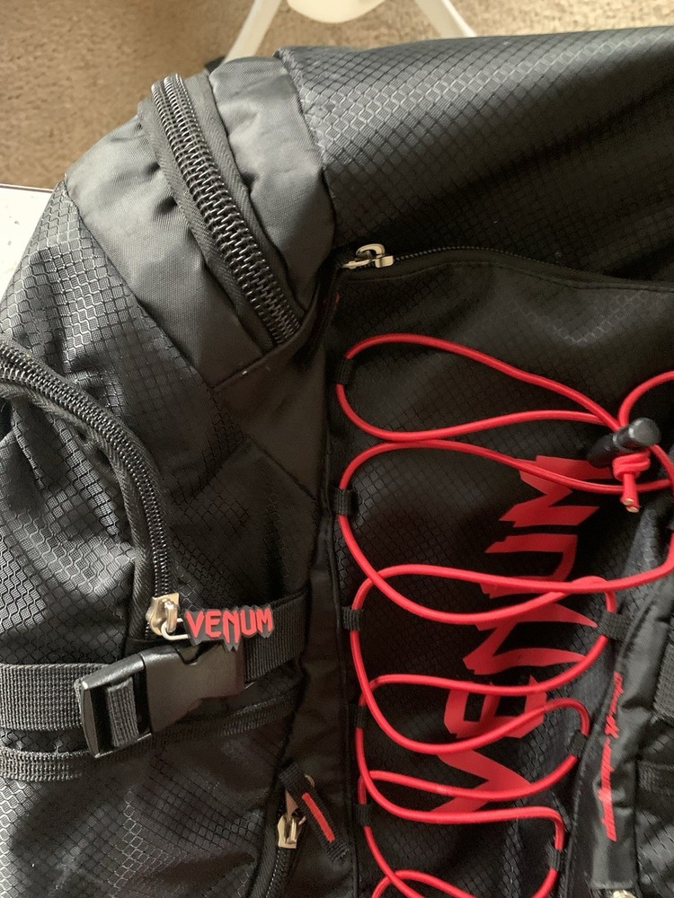 Venum Challenger Xtrem Backpack Red – Gym Training Bag Durable UFC