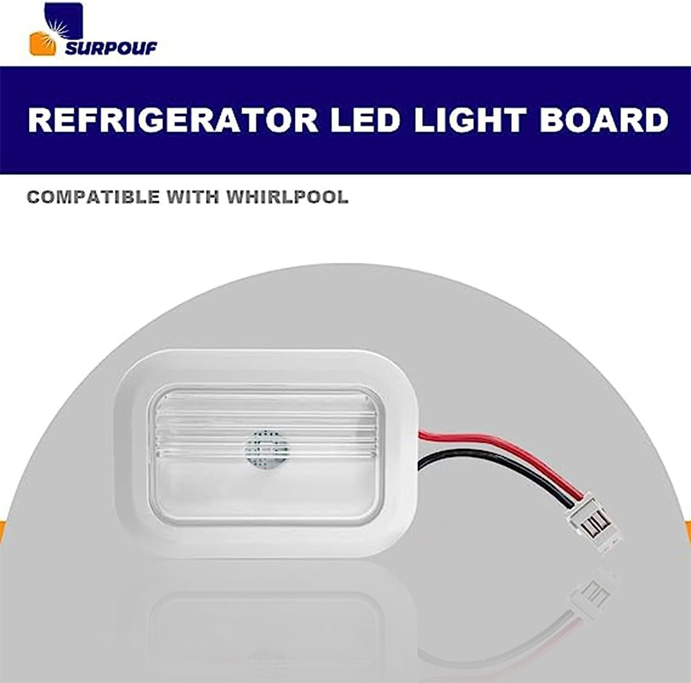 Refrigerator LED Light Module Assembly for Fridge 2 Pcs