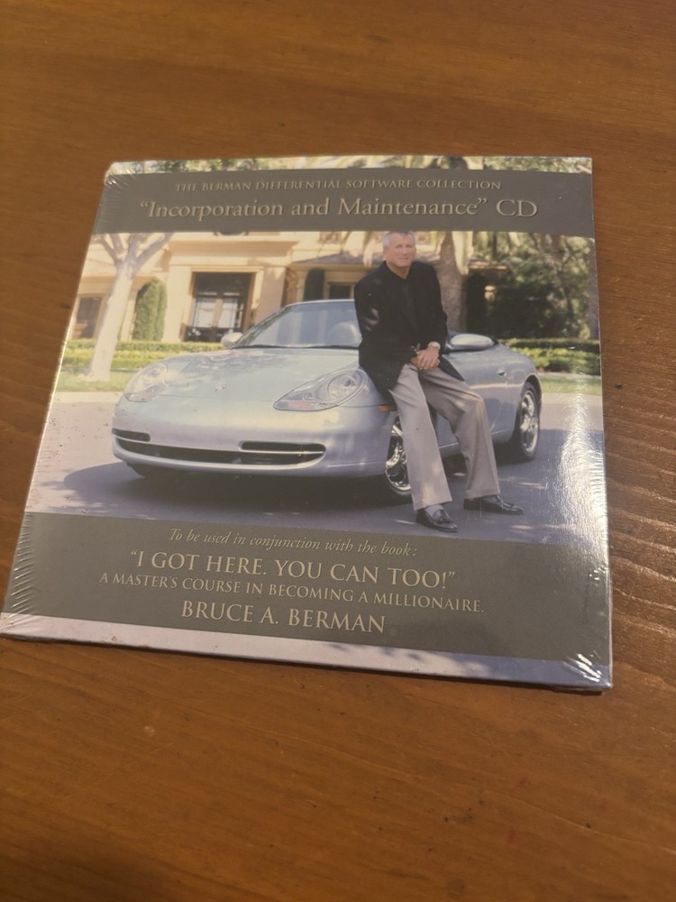 The Berman Differential Software Collection CD INCORPORATION & MAINTENANCE NEW