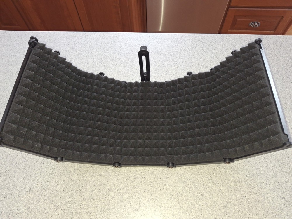 KEYNOIZ Microphone Isolation Shield Ambient Reflection Filter Studio Recording