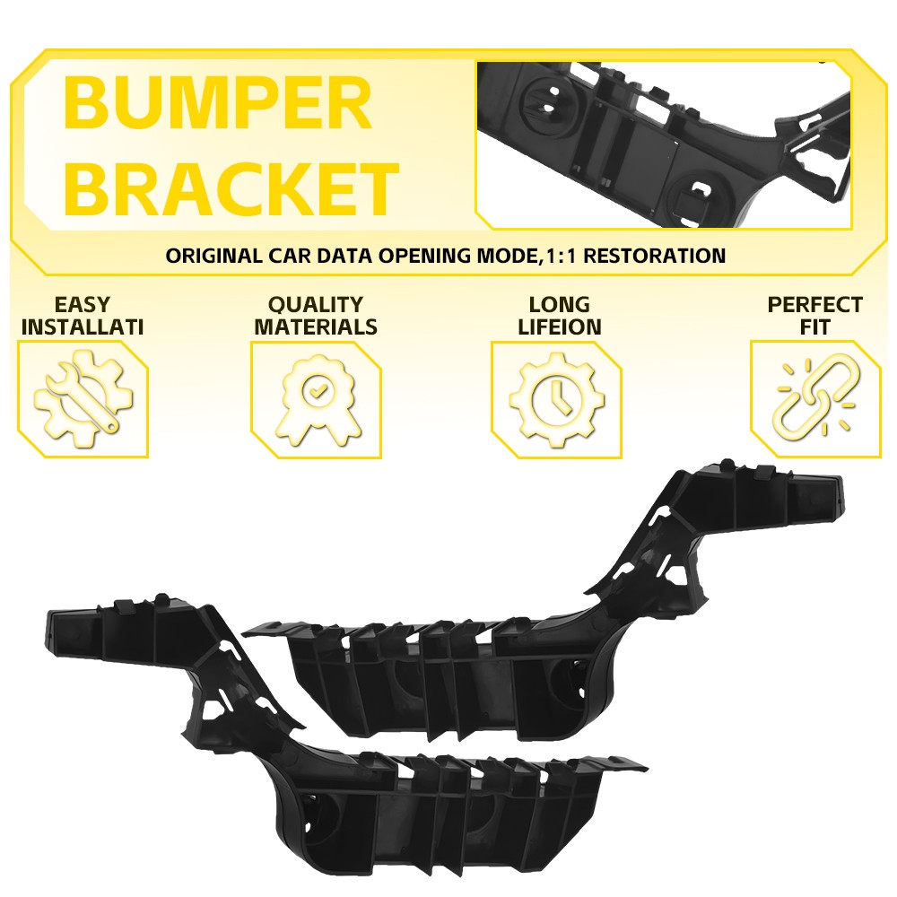 Front Bumper Retainers Brackets Right Left Replacement for Acura TSX 2004-2008 A