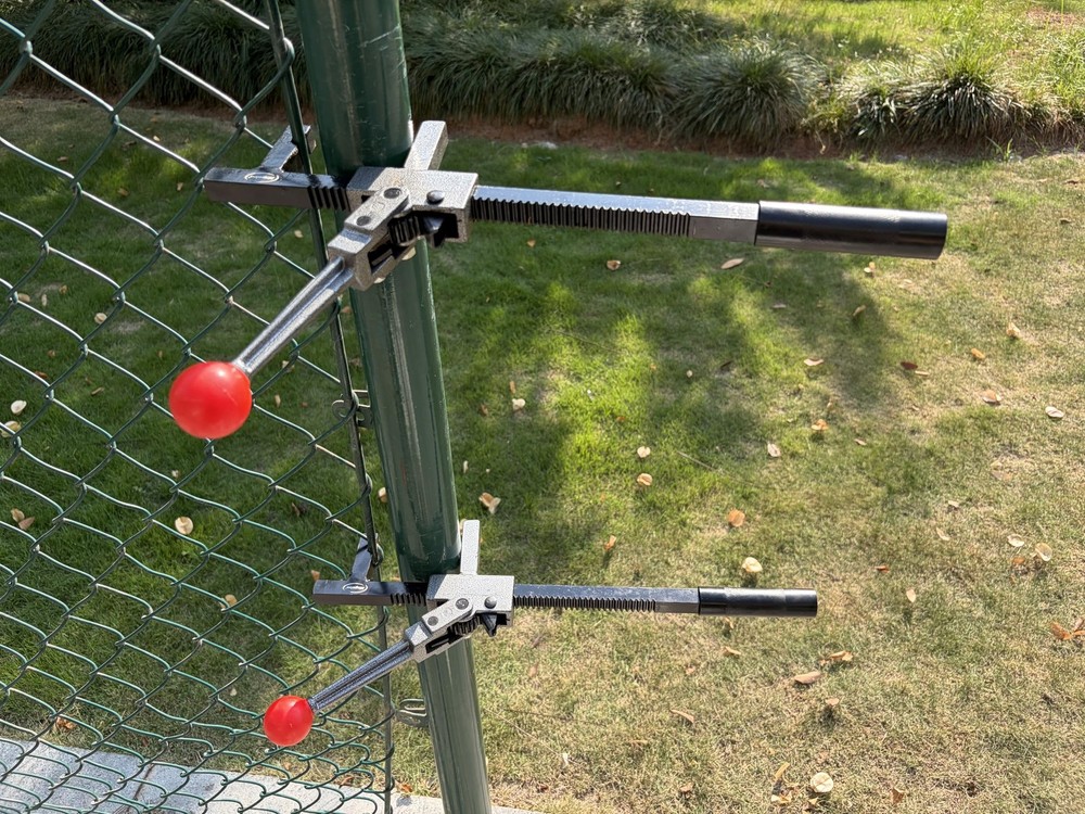 Chain Link Fence Stretcher Tool, Heavy-Duty Puller & Grey