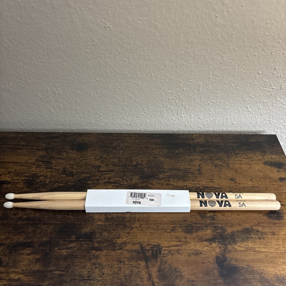 Vic Firth Nova 5A Drumsticks, Nylon Tip (NEW)