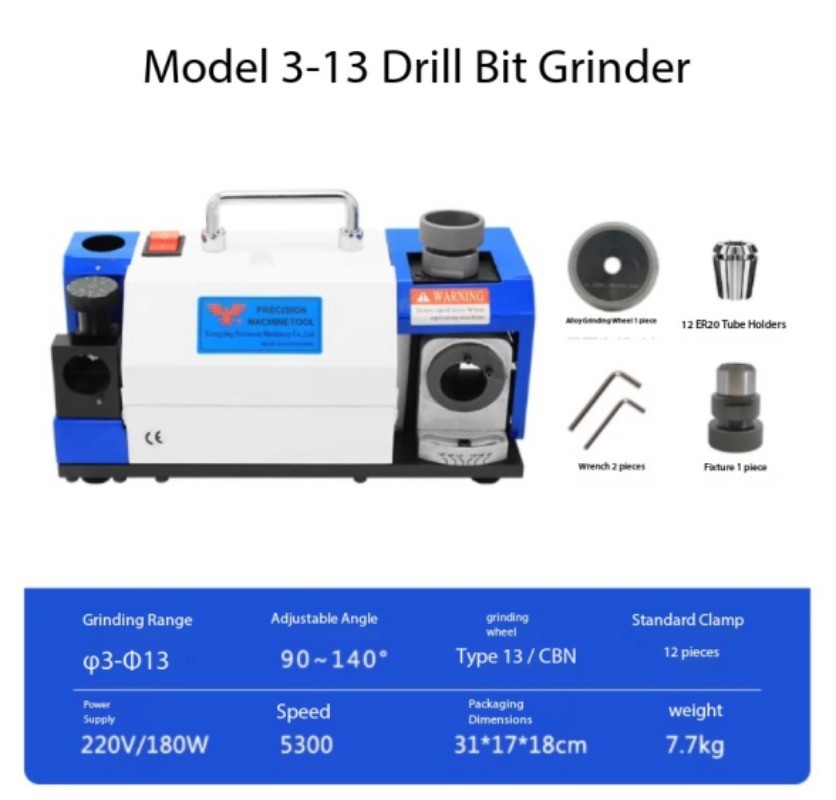 Twist Drill Grinding Machine Universal Drill Bit Grinder Fully Automatic