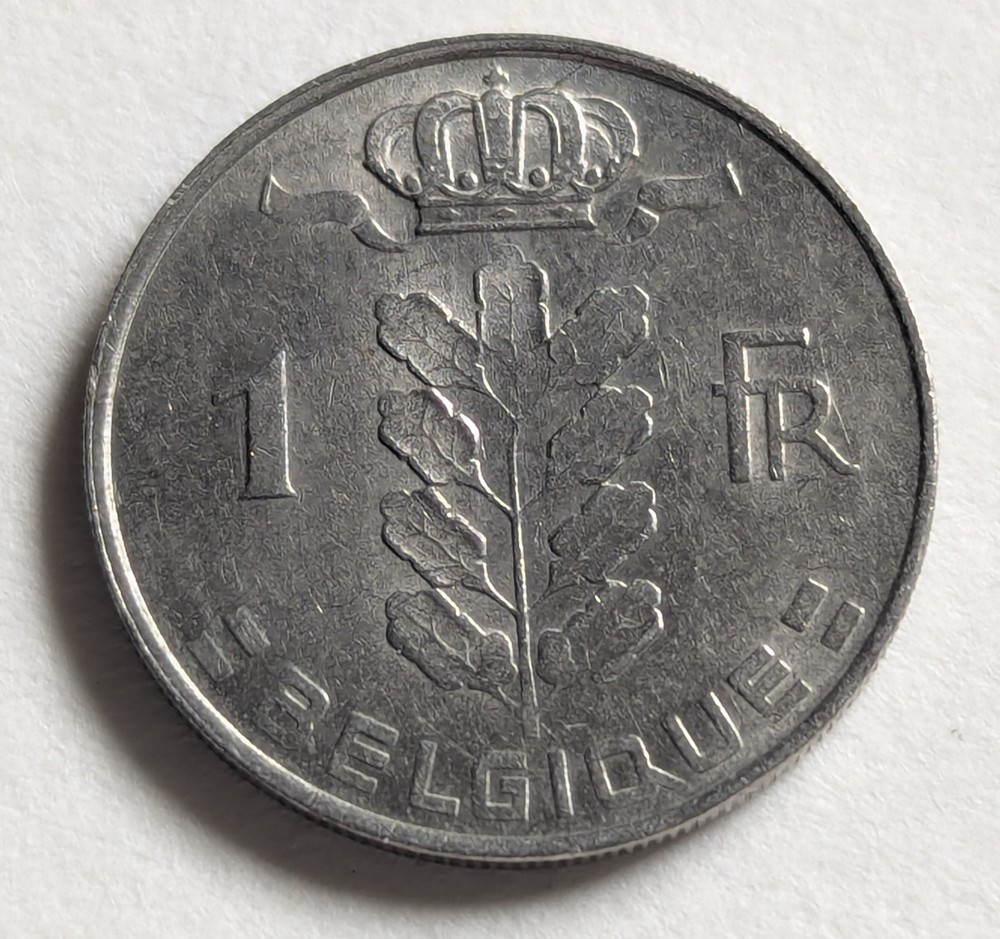 Belgium, 1977, 1 Franc