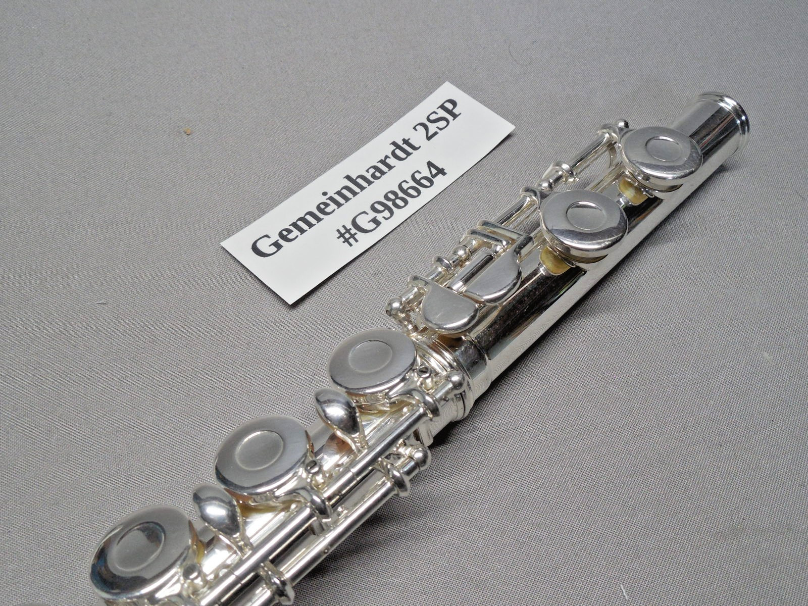 Gemeinhardt 2SP Silver Plated Flute w/ Case New Pads Polished Reconditioned