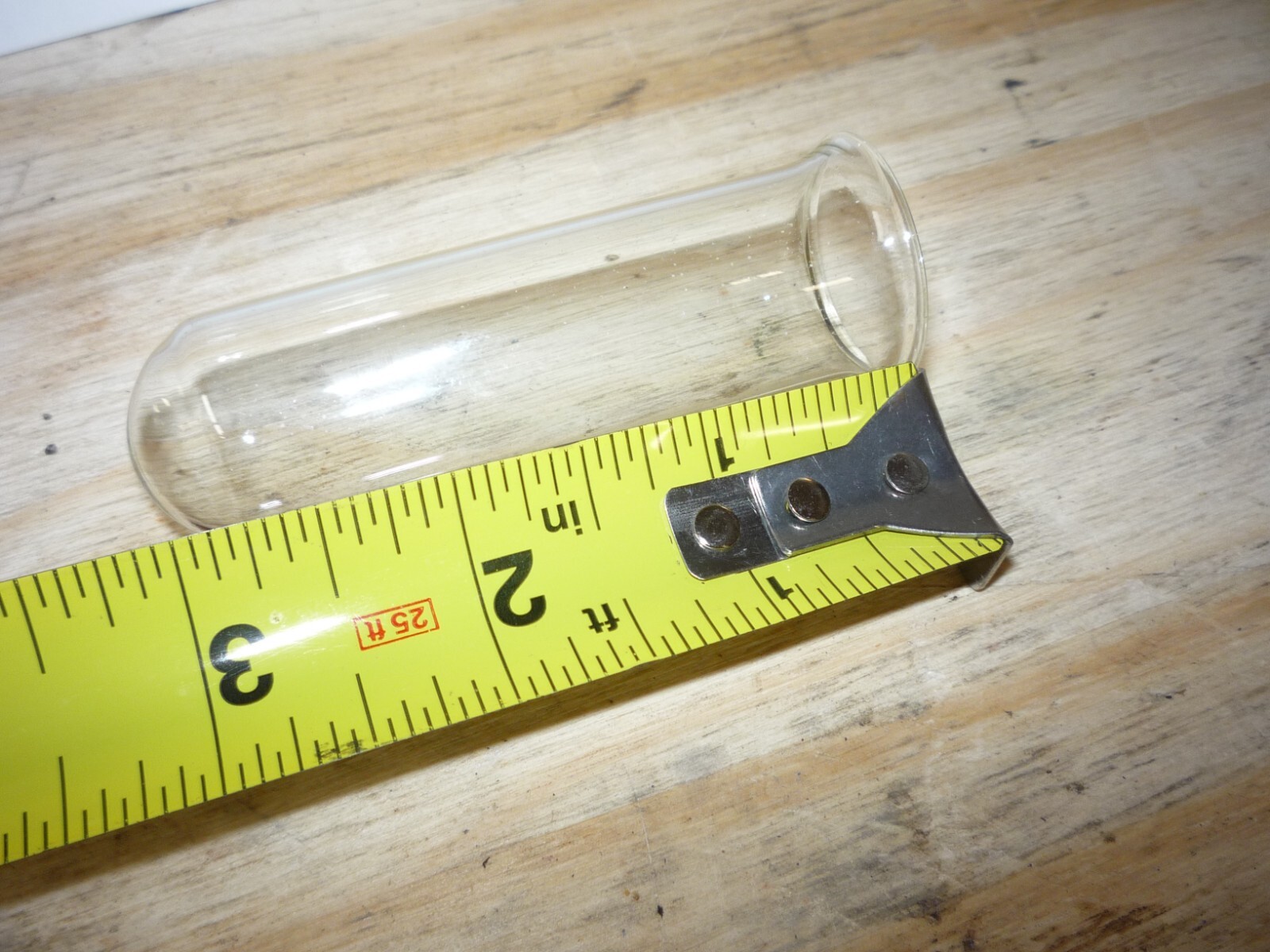 Vintage Crystal Radio Detector Glass Dome - Replacement Part