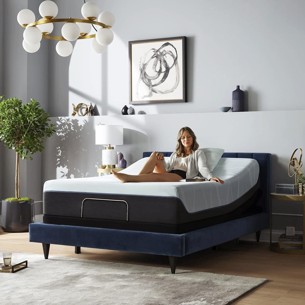 Adjustable Bed Frame Base Electric Massage Wireless Remote Control QUEEN KING