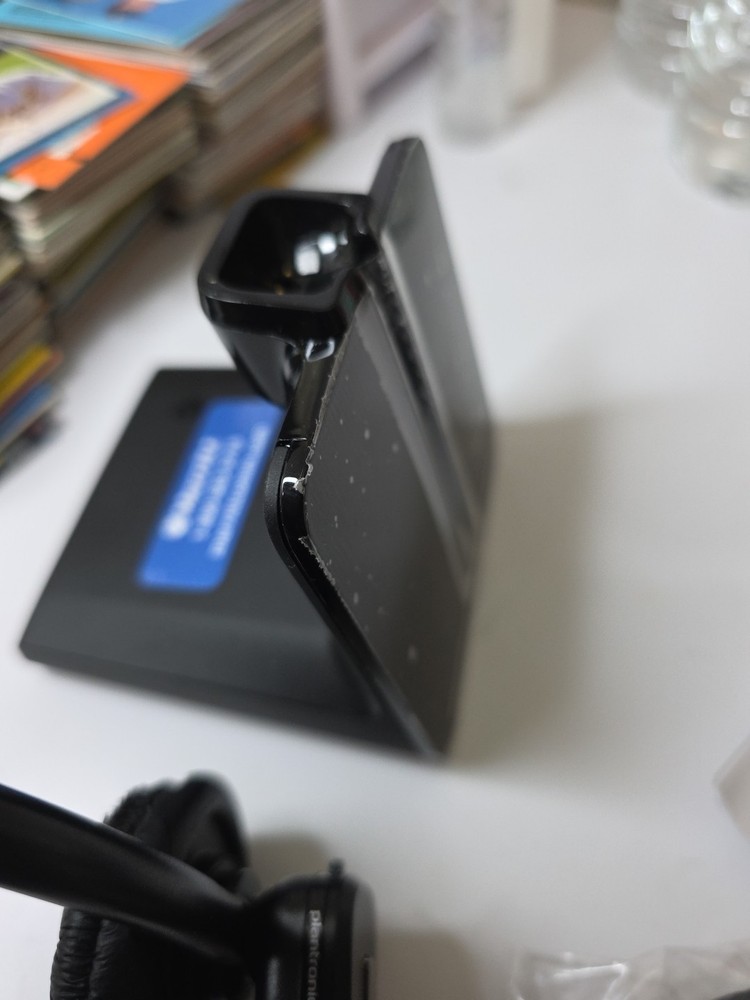 PLANTRONICS CS540 Wireless DECT Headset Black With APV-63 EHS Adapter Open Box