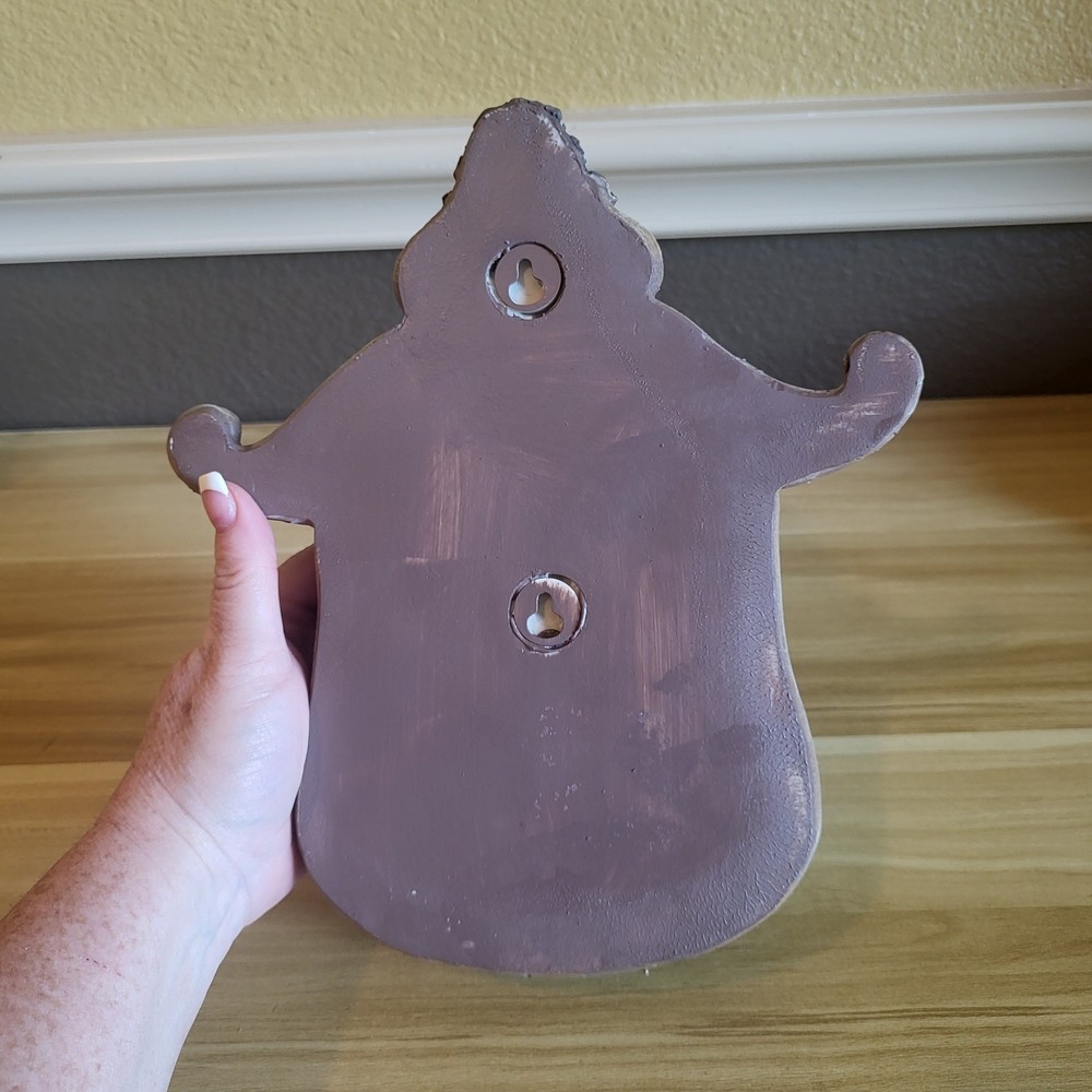 Wood Tree Face Bird Feeder Yard Decoration