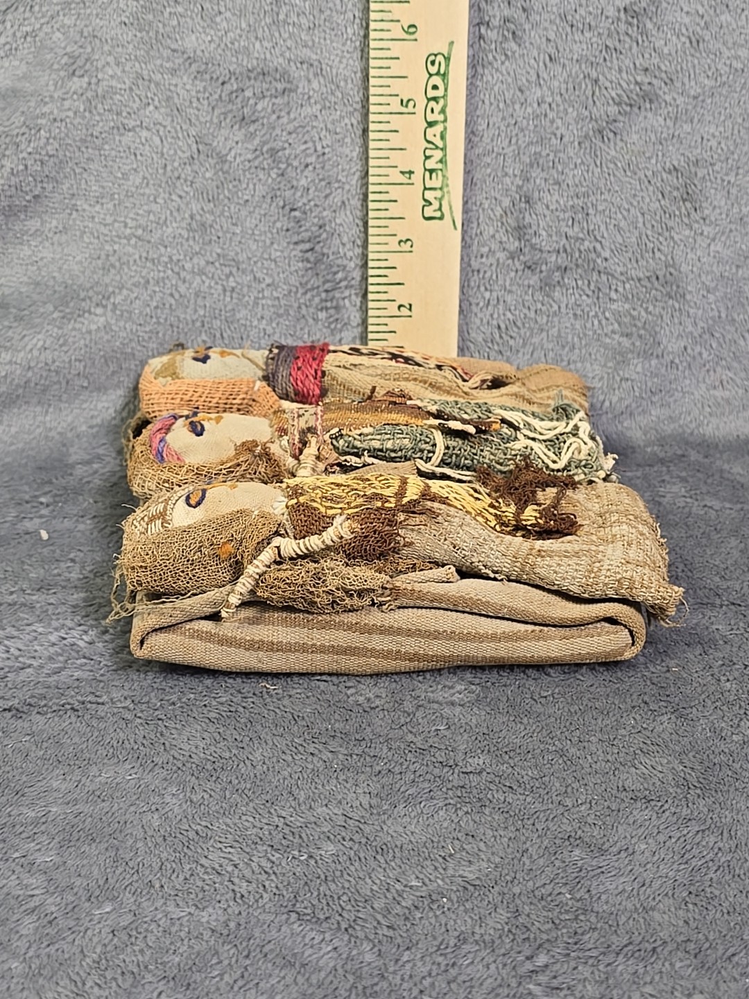 Peruvian Textile Cloth Burial Dolls Ancestor Remembrance Chancay Vintage