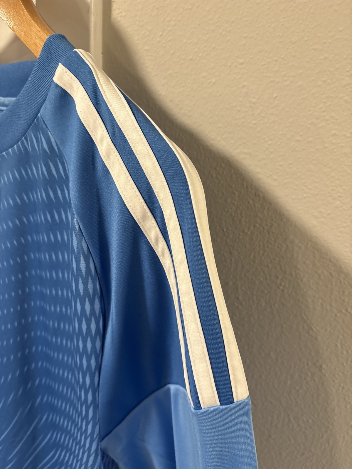 Adidas Tiro 25 Competition Blue Burst Goalkeeper GK LS Jersey JI9722 Men's L NWT