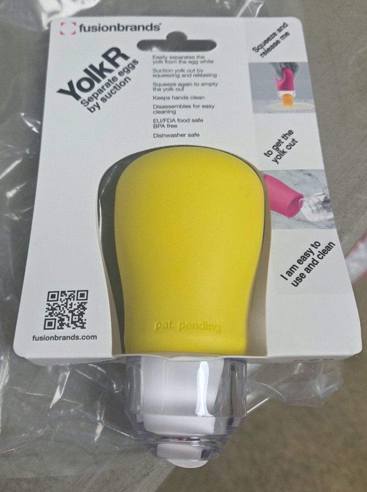 fusionbrands YolkR seperate egg white from yolk easy