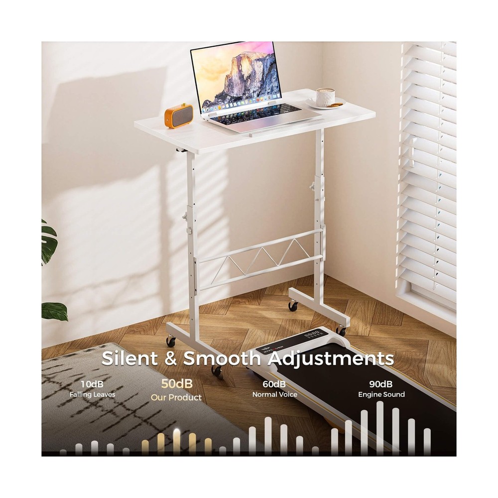 COMHOMA Small Standing Desk Adjustable Height & Tiltable Tabletop, ... Fast Ship