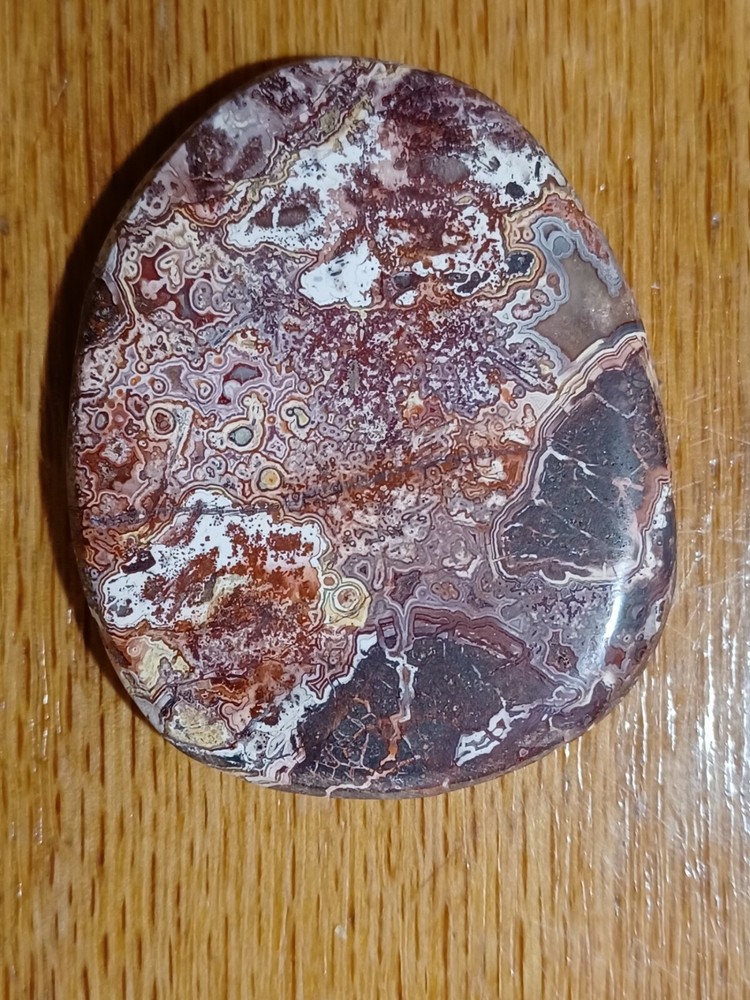 Crazy Lace Agate Palmstone/Pocketstone #3