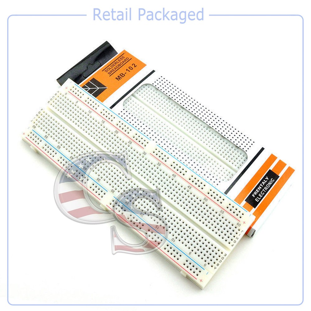 3X MB-102 830 Point Prototype PCB Solderless Breadboard Protoboard
