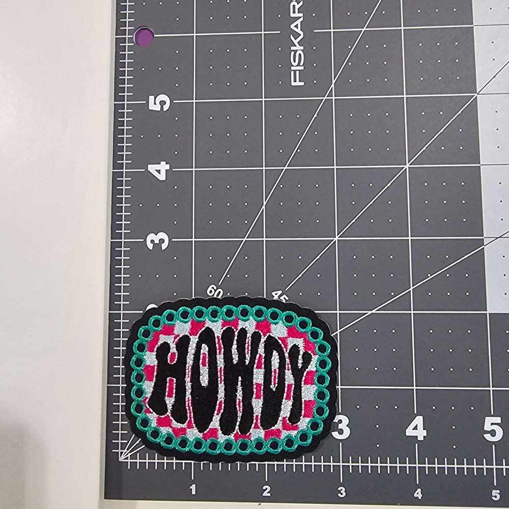 Howdy - Embroidered Patch