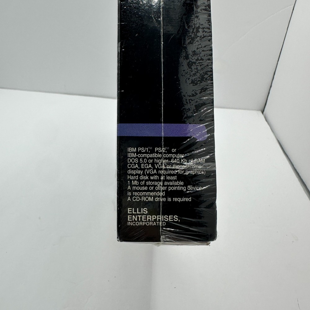 NEW SEALED The Bible Reference Library Software CD-ROM Ellis Enterprises 1993