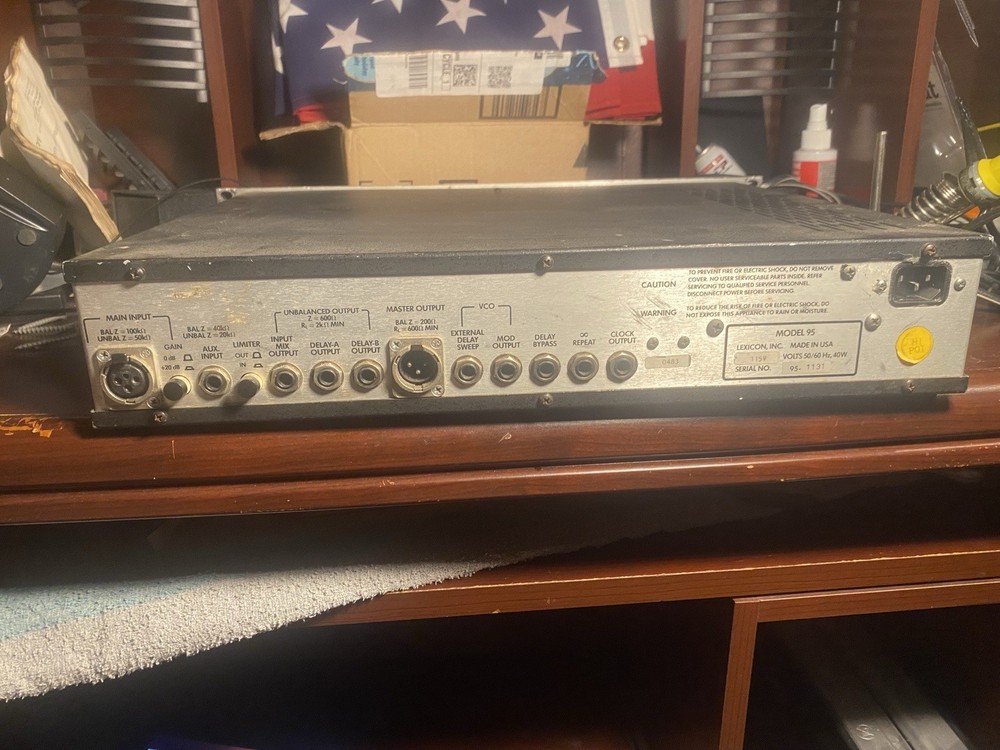 LEXICON Model 95 Prime Time II Vintage Digital Delay Processor