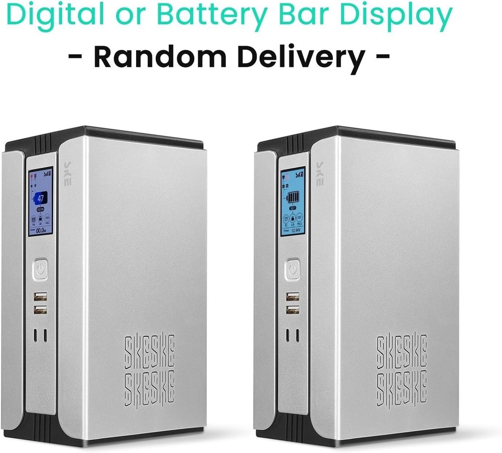 UPS Battery Backup Surge Protector for Computer Security Cam Solar Charging LCD