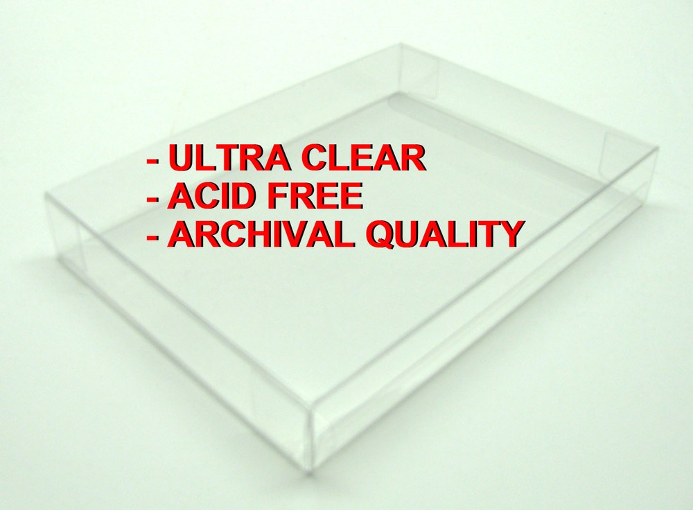 1x DVD OVERSIZED BOX SET (SIZE DVO D) - CLEAR PLASTIC PROTECTIVE BOX PROTECTOR
