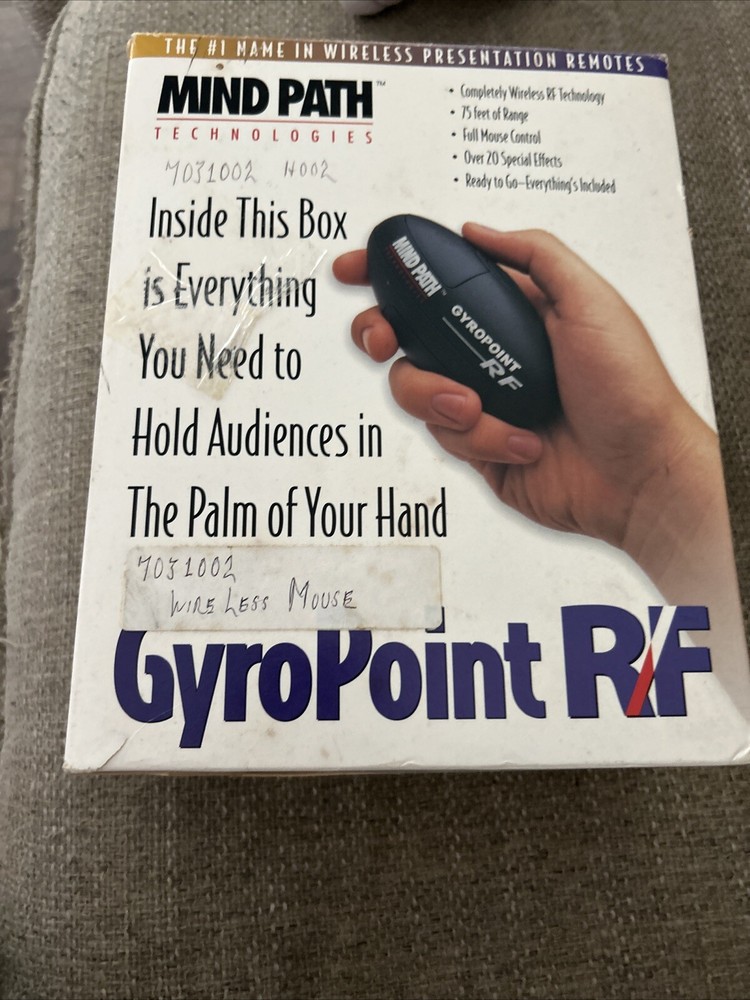 Mind Path Technologies GYRO-RF Cordless RF Presentation System **NEW**