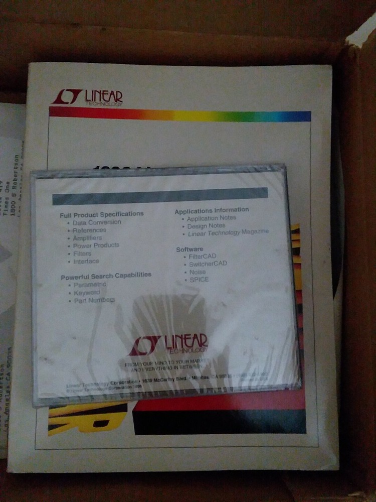 LINEAR VIEW DATA BOOK W/APPLICATION DISC