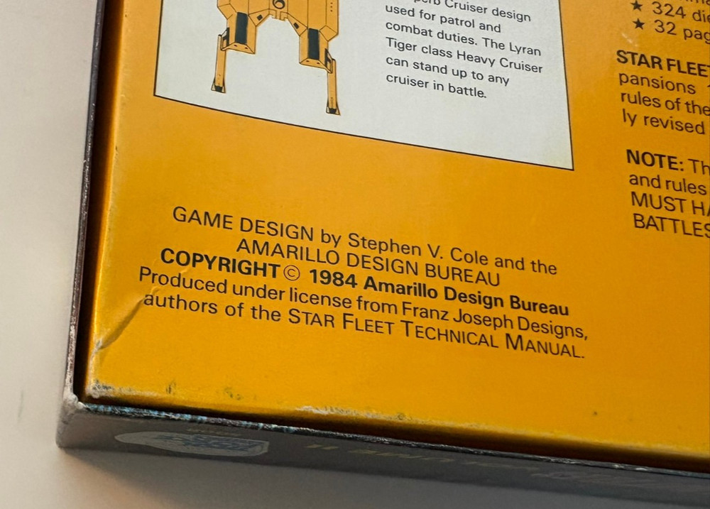 Star Fleet Battles Volume II: Task Force Games (Incomplete / Read Description)