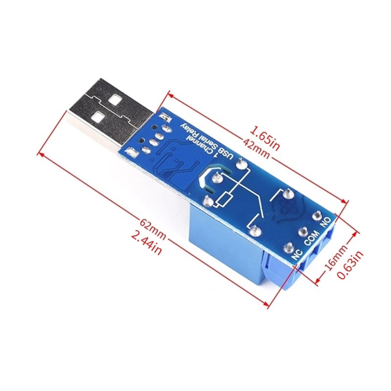 USB Serial Port Control 1 Channel Module 5V 10A Protective Computer Module