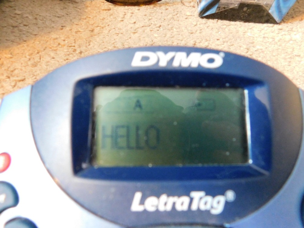 Dymo LetraTag LT-100T Label Thermal Printer Blue Tested