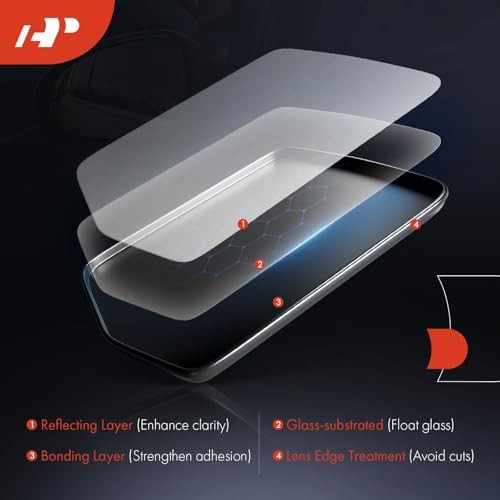 Driver Side Heated Mirror Glass - Compatible with 2003-2007 Left Driver Side
