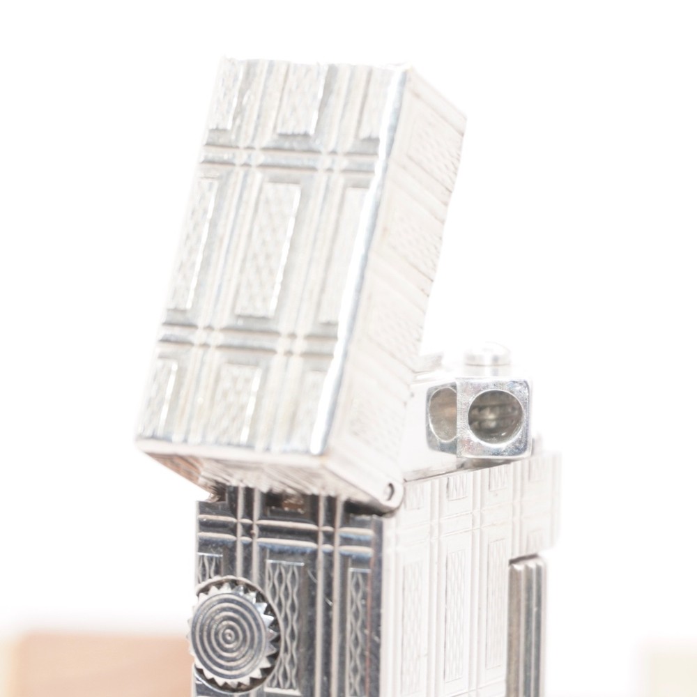 Dunhill Lighter Architectural Grille Pattern _Ultrasonically Cleaned_Working