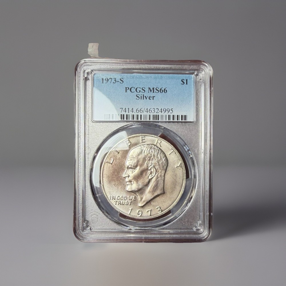 1973-S Silver Eisenhower Dollar PCGS MS66