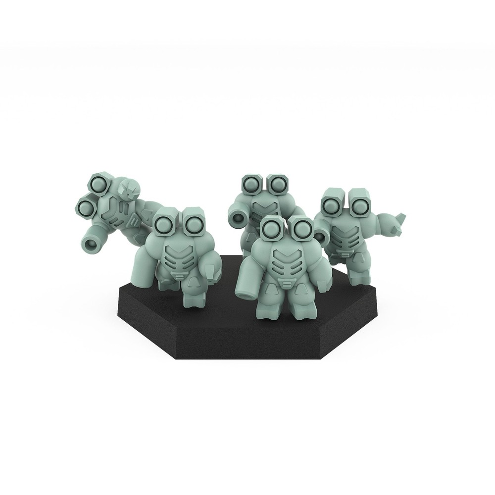 Chibi Elementals Miniature Compatible with Battletech MWO