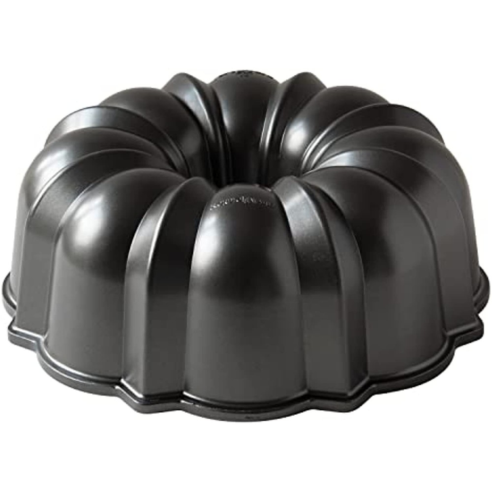 Nordic Ware Pro Cast Original Bundt Pan, 12 Cup, Grey
