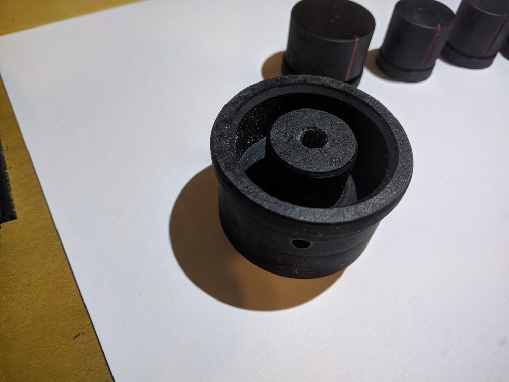 Sansui AU-D9 NEW 3D printed knobs. ABS type plastic. Press right on. Sold 3 sets