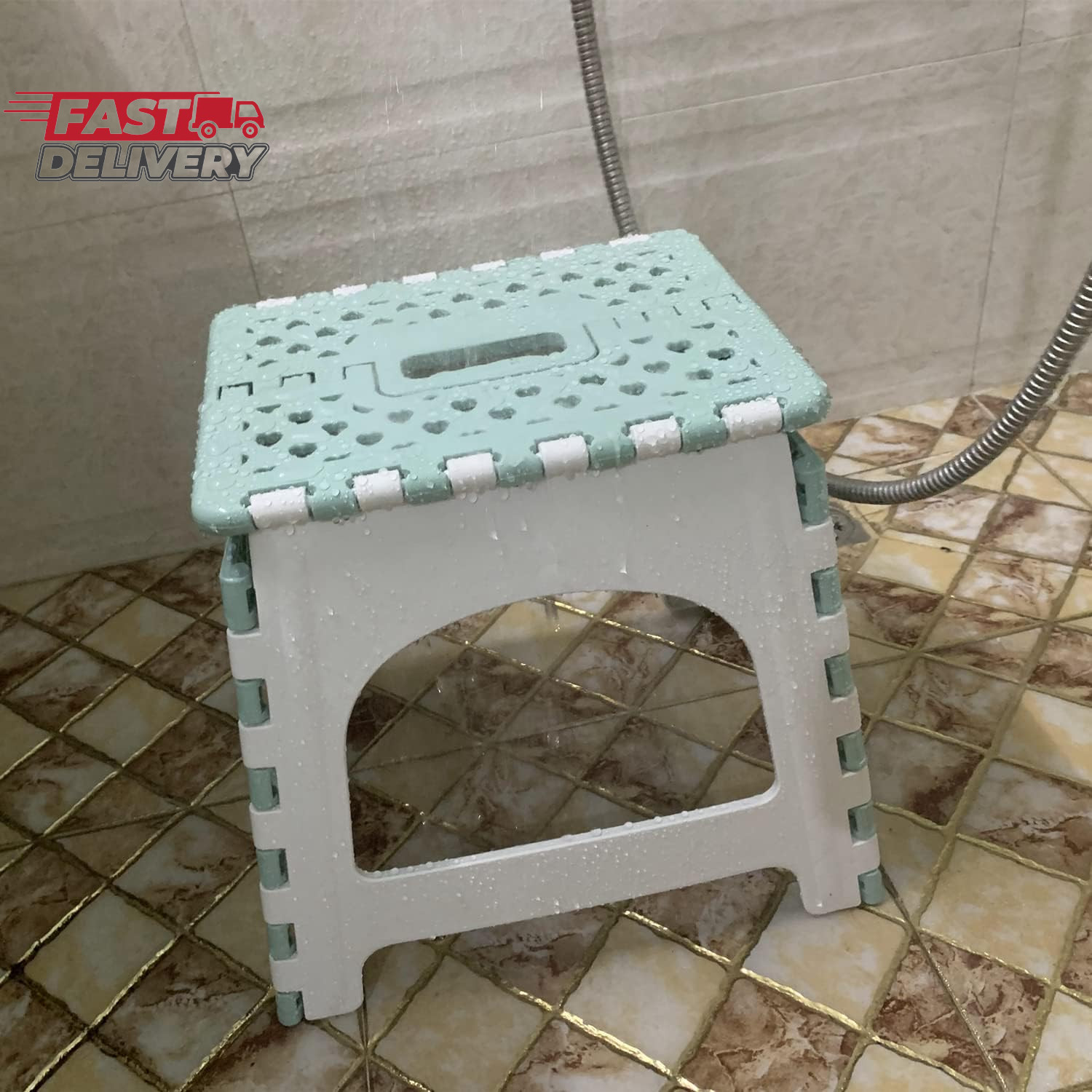 Foldable Shower Stool for Inside Shower, Small Shaving Seat