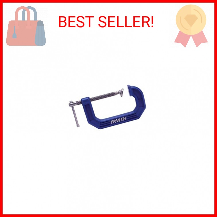 IRWIN QUICK-GRIP C Clamp, 4-Inch (225104)