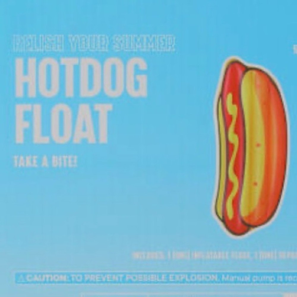 HOT DOG Pool Party Float