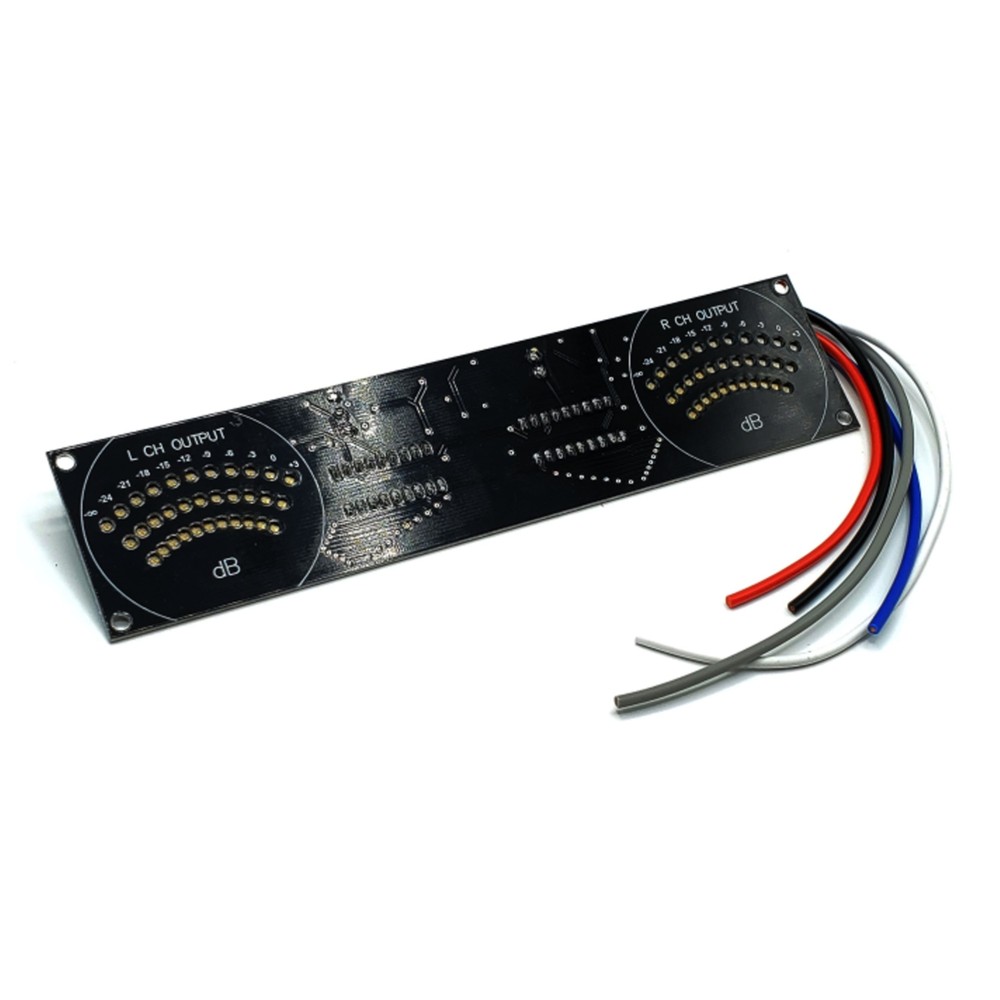 Steve Meade Designs Real-Time Response Clipping Volume Unit Meter VU-DIN-WHITE