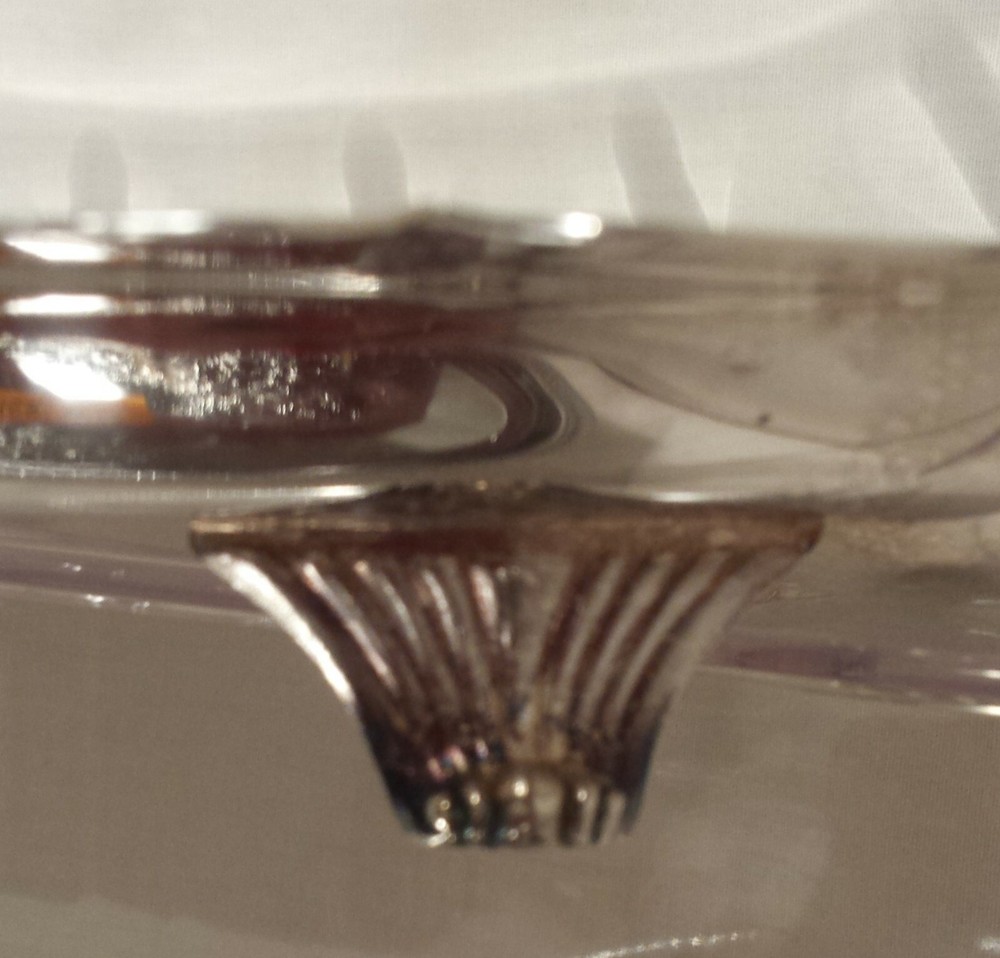 ROGERS SILVERPLATE 16" FOOTED MEAT SERVING PLATTER MALDEN #4010