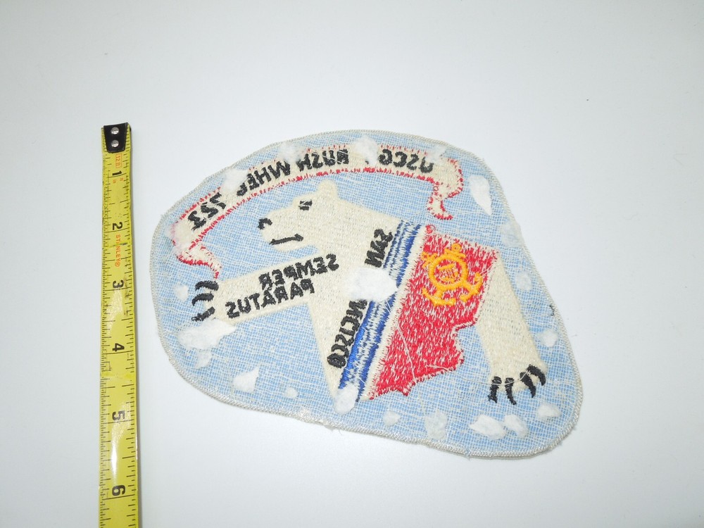 Original Vietnam War US Coast Guard Cutter Rush WHEC-723 Patch U12