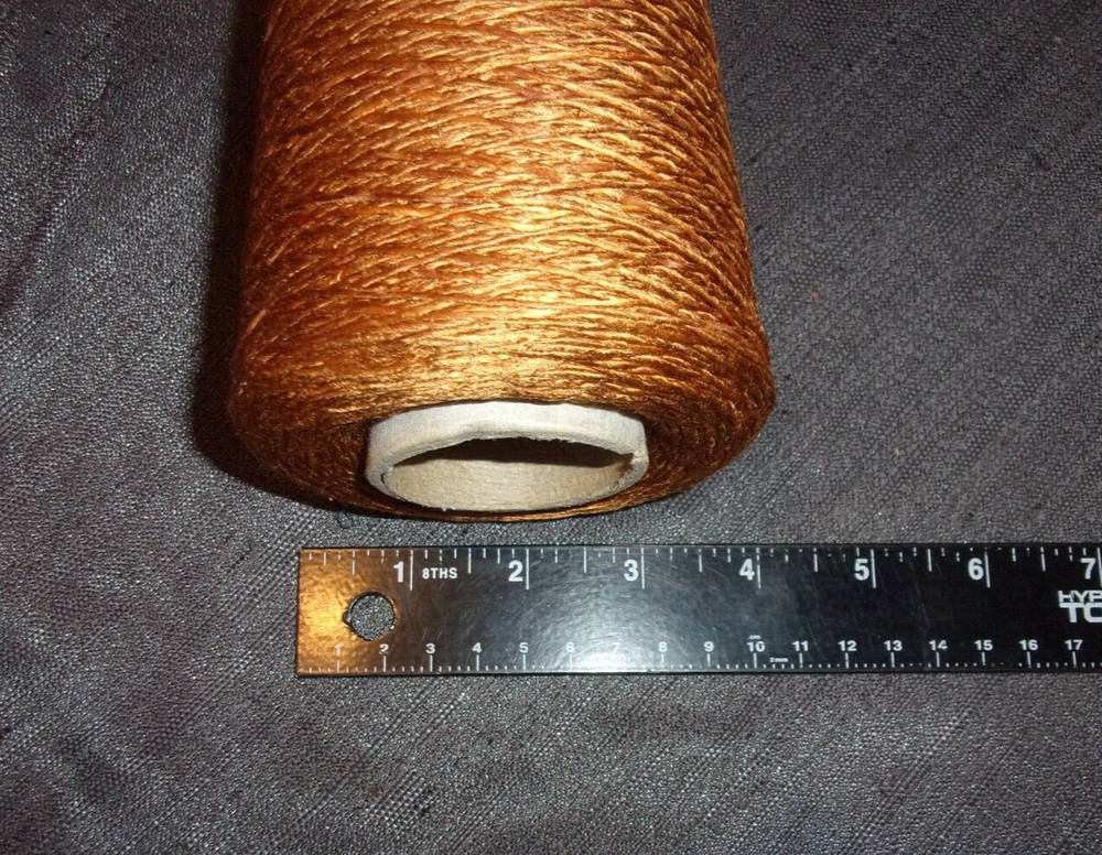 NEW RAYON CONSTRUCTION MASON STRING THREAD LINE BONDED TWINE CARMEL 1250 FEET