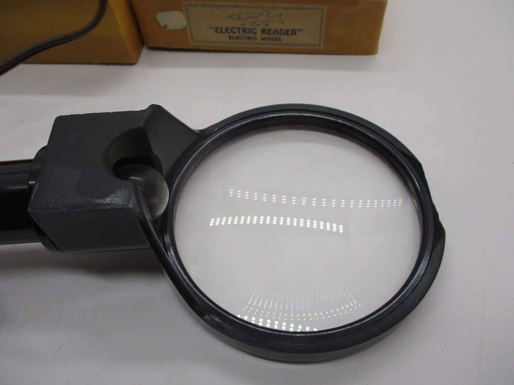 Vintage Pike Electric Reader Electric Model Magnifying Glass