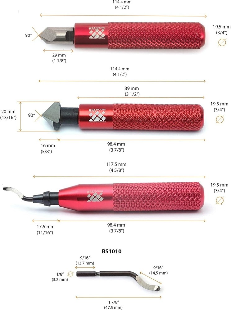 Deburring Tool Countersink Reamers for Metal PVC Copper Plastic 3D Prints Edge