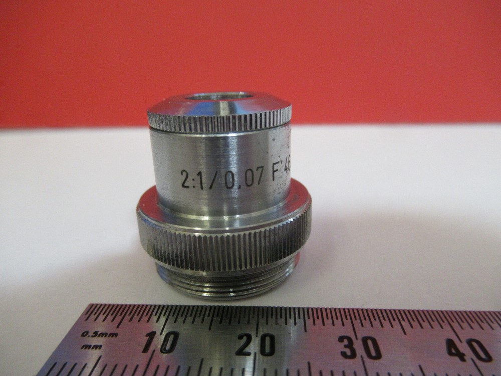 ROLYN GERMANY OBJECTIVE 2X OPTICS LONG WORK MICROSCOPE PART AS PICTURE #100-S-11